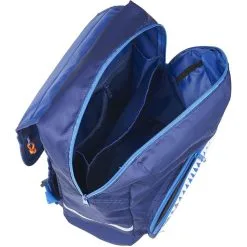 AUCHAN Sac à Dos 2 Compartiments 38 Cm Bleu Urban Shark -Sac maternelle Soldes B2CD 859