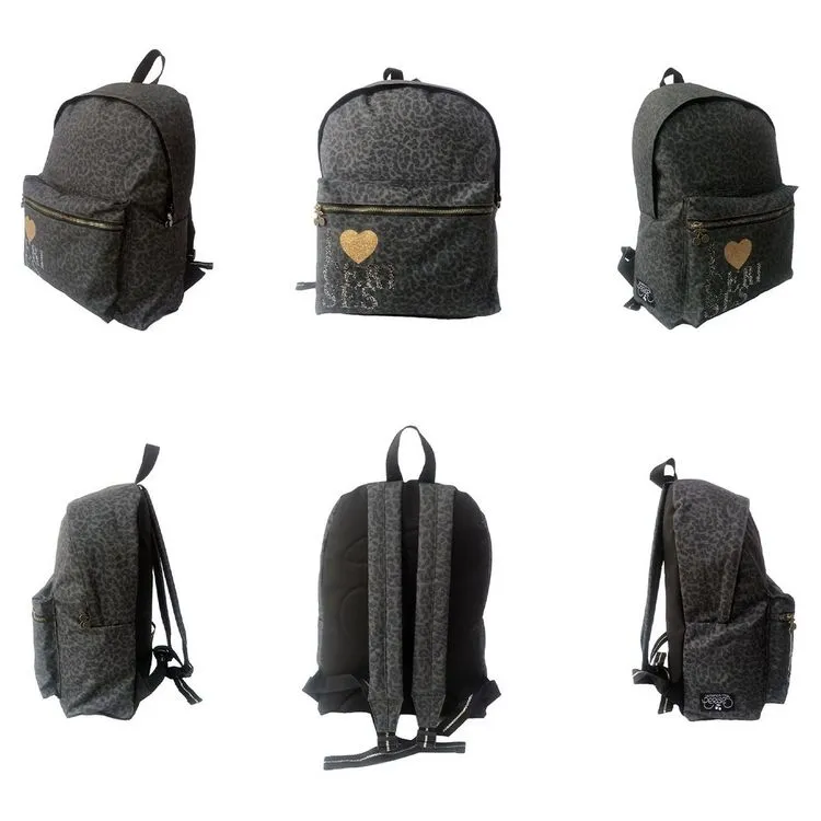 LE TEMPS DES CERISES Sac à Dos 1 Compartiment Gris 4 LE TEMPS DES CERISES Sac à Dos 1 Compartiment Gris – Image 2