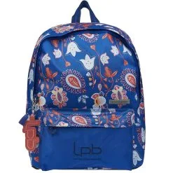 LES PETITES BOMBES Sac à Dos 1 Compartiment Bleu Motifs Fleurs
