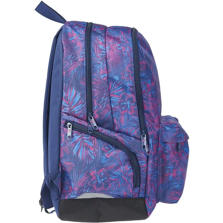 FREEGUN Sac à Dos 2 Compartiments Violet Motif Tropical 5 FREEGUN Sac à Dos 2 Compartiments Violet Motif Tropical – Image 3