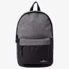 QUIKSILVER Sac à Dos 1 Compartiment Gris The Poster 26L -Sac maternelle Soldes B2CD 956