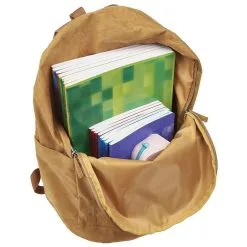 YOUNG'S ATTITUDE Sac à Dos 1 Compartiment Suédine Camel -Sac maternelle Soldes B2CD 978