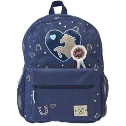 Milky Kiss Sac à Dos 2 Compartiments 43 Cm Bleu Motifs Fers Imprimé CHEVAL